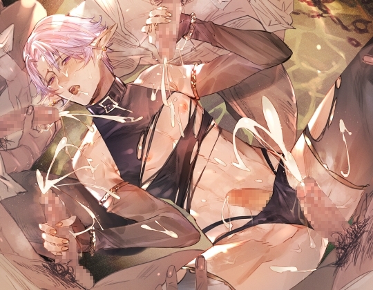 騎士だけどち●ぽに負けてふしだらなメスになった件